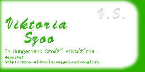 viktoria szoo business card